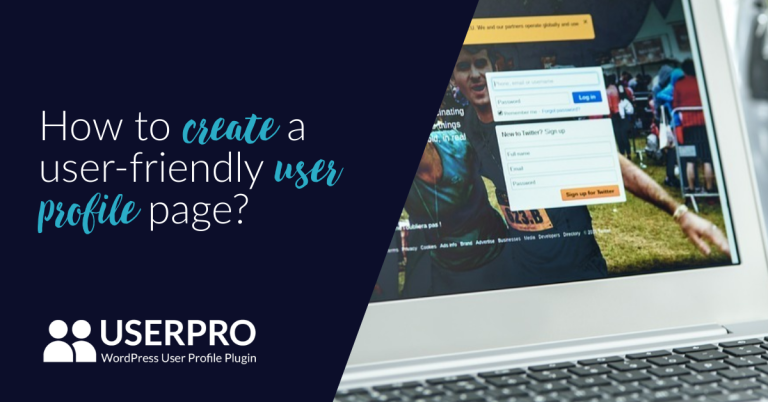 How to create a user-friendly user profile page?