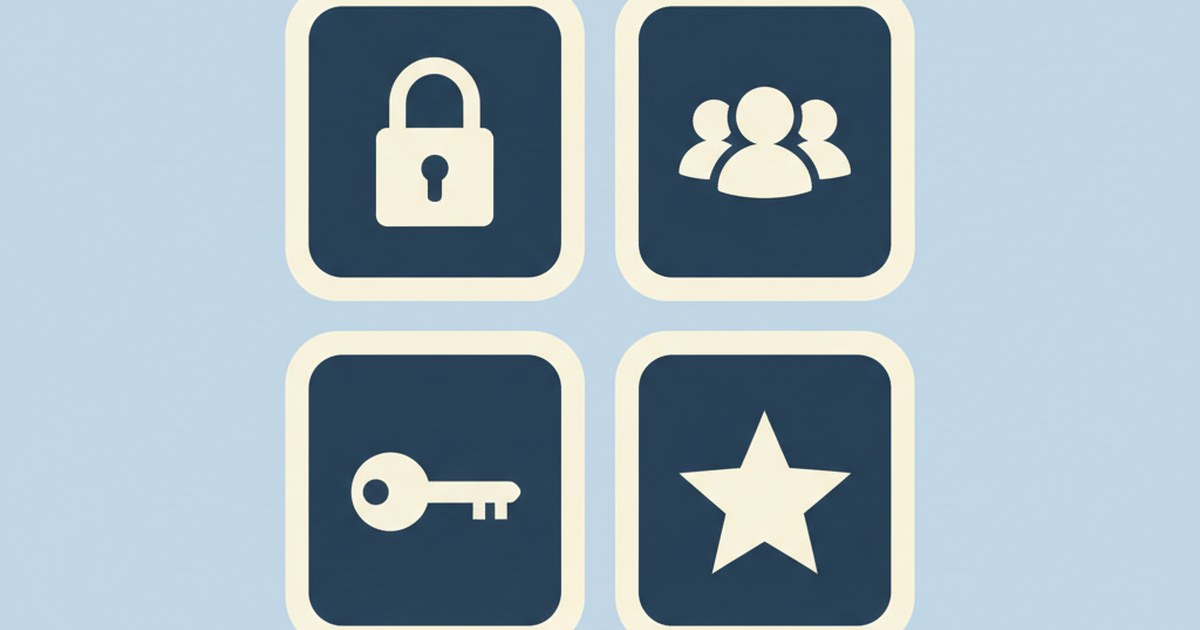 Four WordPress membership plugin cards in a 2x2 grid on a blue background.