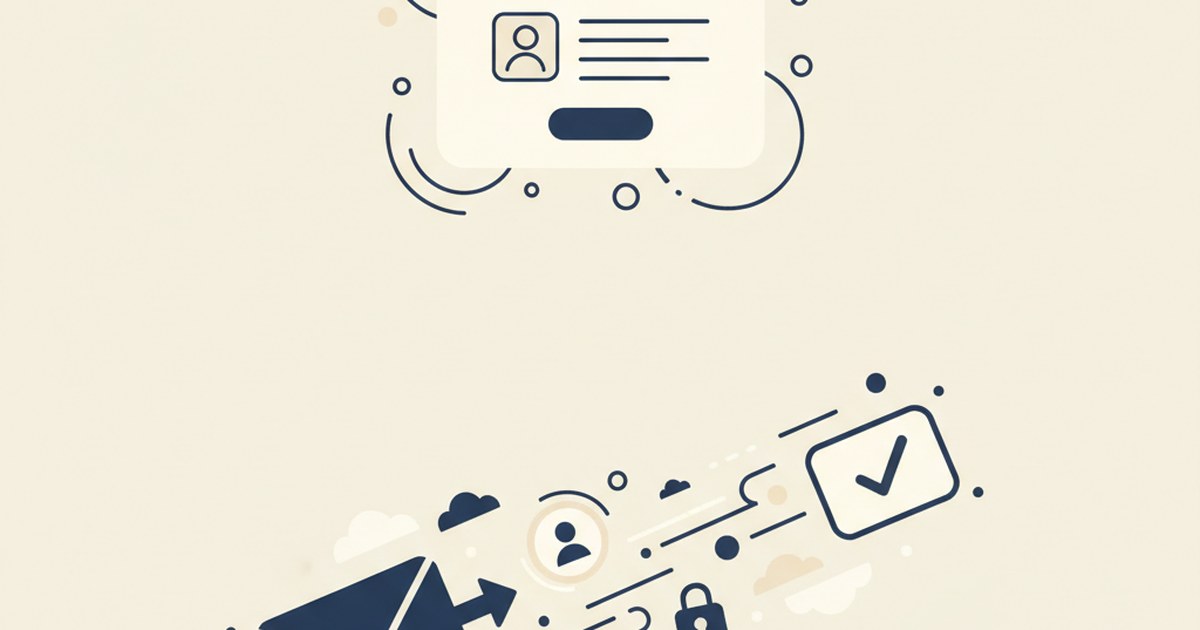 Editorial illustration supporting the article on wordpress new user registration email.
