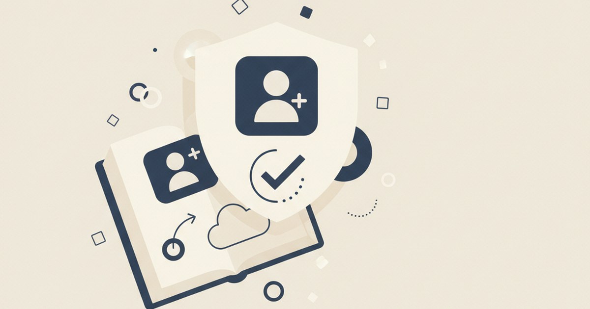 Editorial illustration supporting the article on wordpress new user registration.