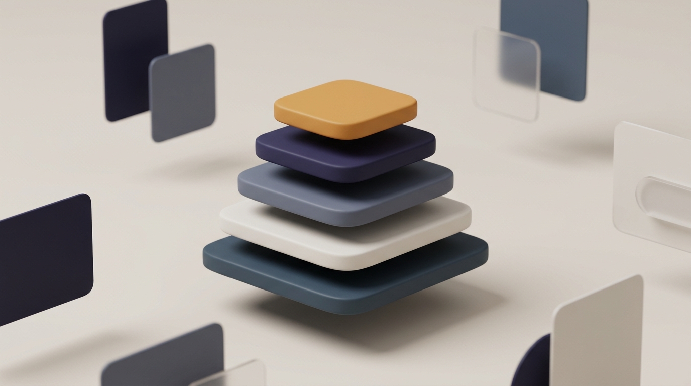 A stack of slabs of decreasing width representing WordPress user role hierarchy